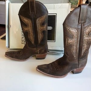 Vintage Frye Daisy Duke Cowboy Boots